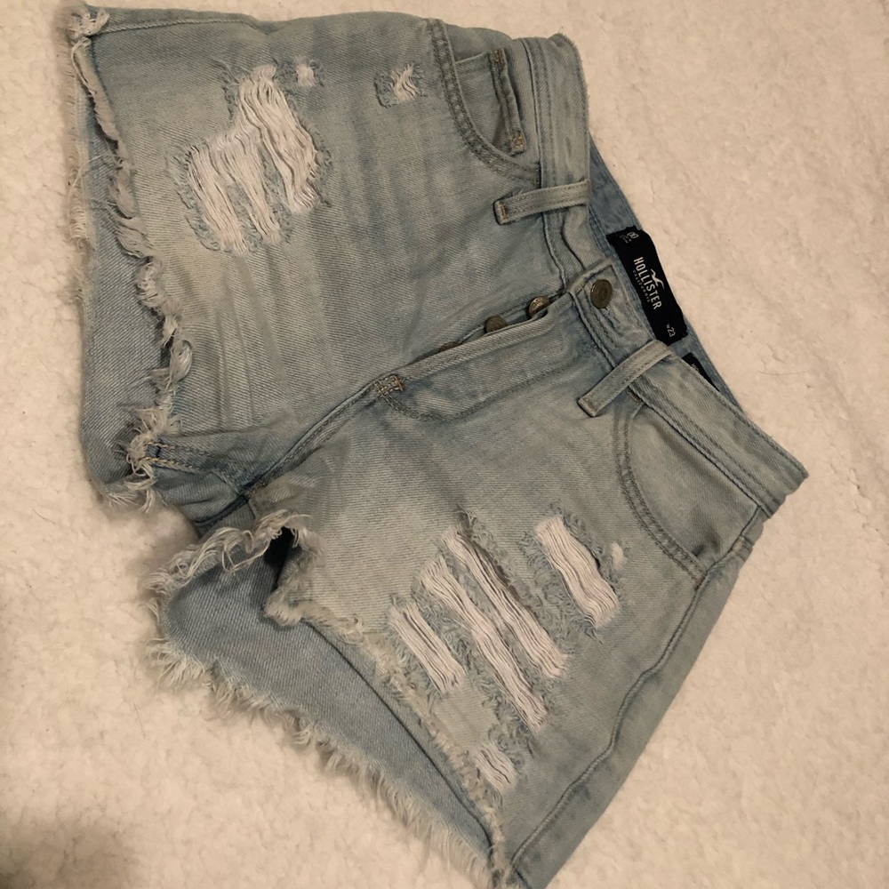 hollister mom jean style shorts